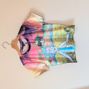 Dolls Kill x Rick & Morty Full Color Crop